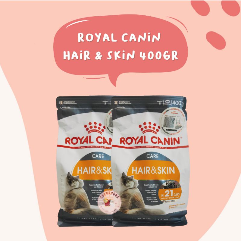 Royal Canin Hair Skin Care Makanan Kucing Dewasa 400g