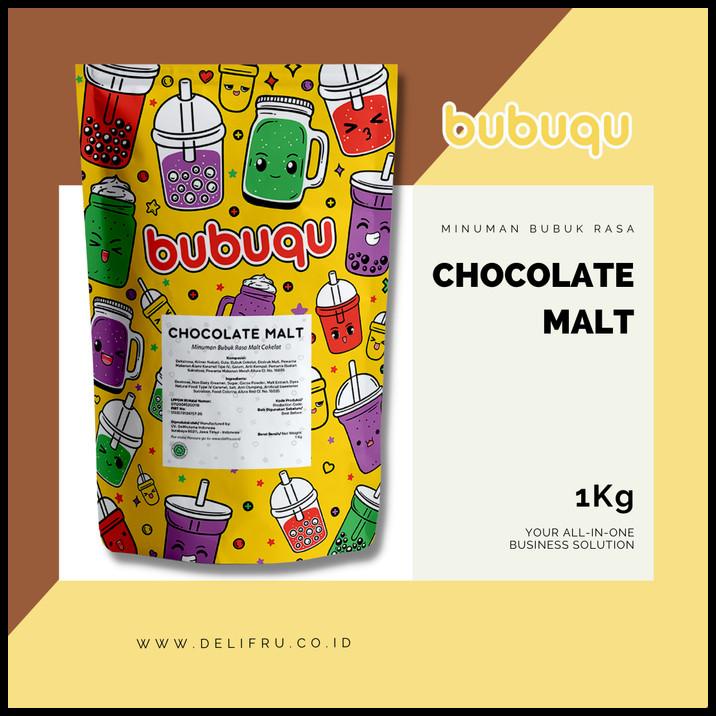 

Powder Drink Chocolate Malt Bubuqu - Bubuk Minuman Malt Cokelat