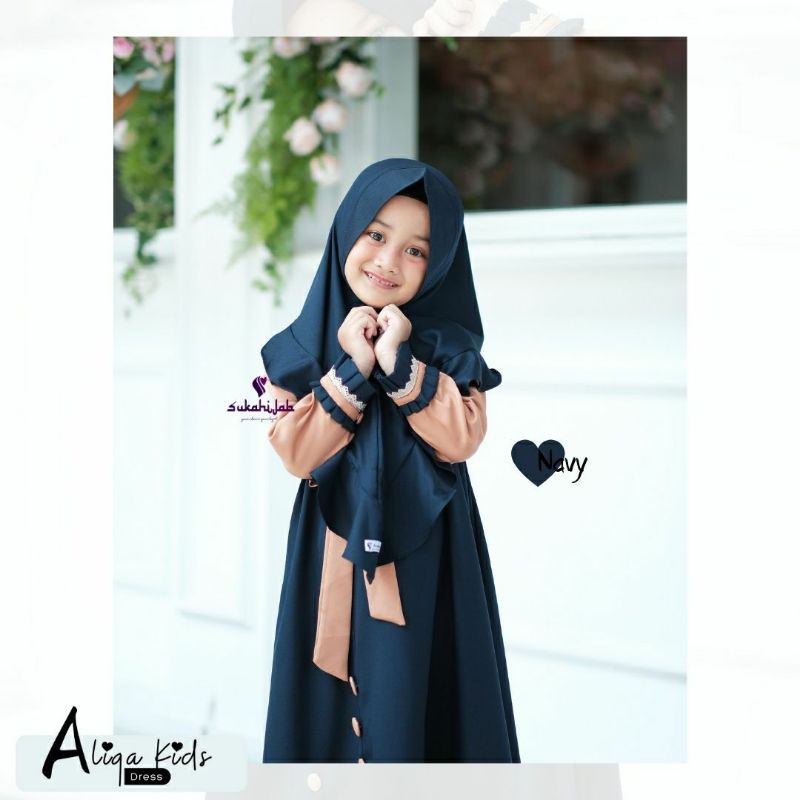 gamis set anak sukahijab