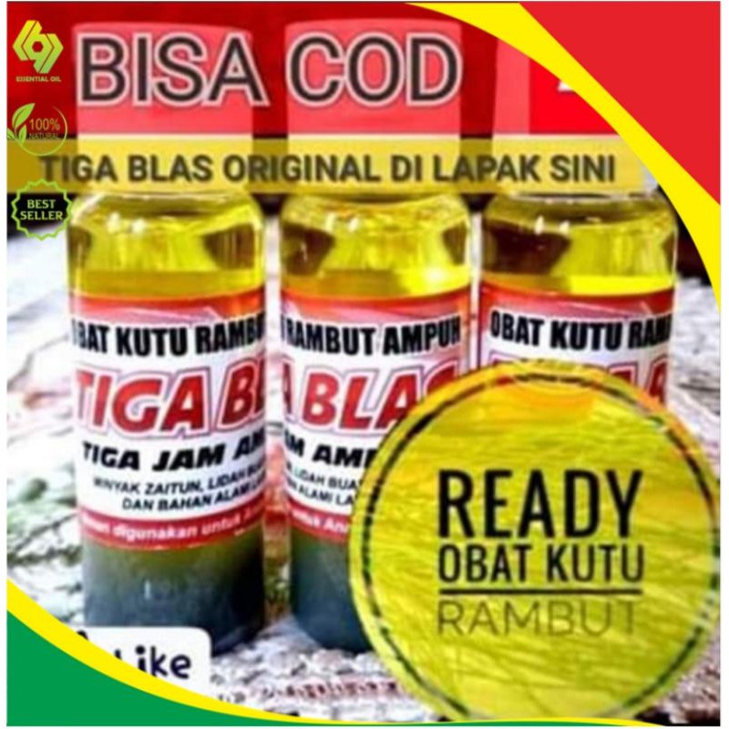 Obat kutu rambut 100% paling ampuh cap Tiga Belas (3 jam langsung amblas)
