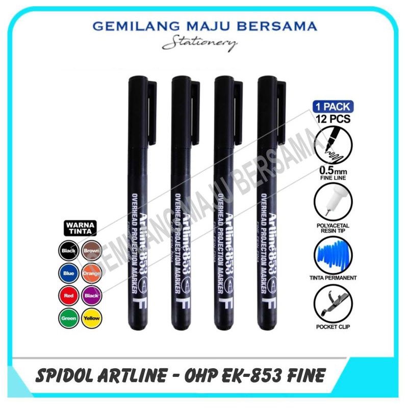 

Spidol OHP Artline Fine 853-1