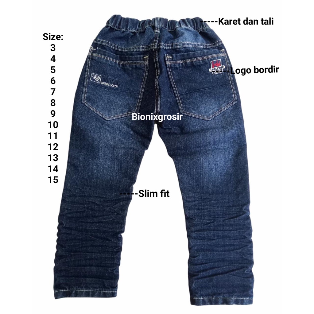 Celana Panjang Anak Jeans Laki Laki