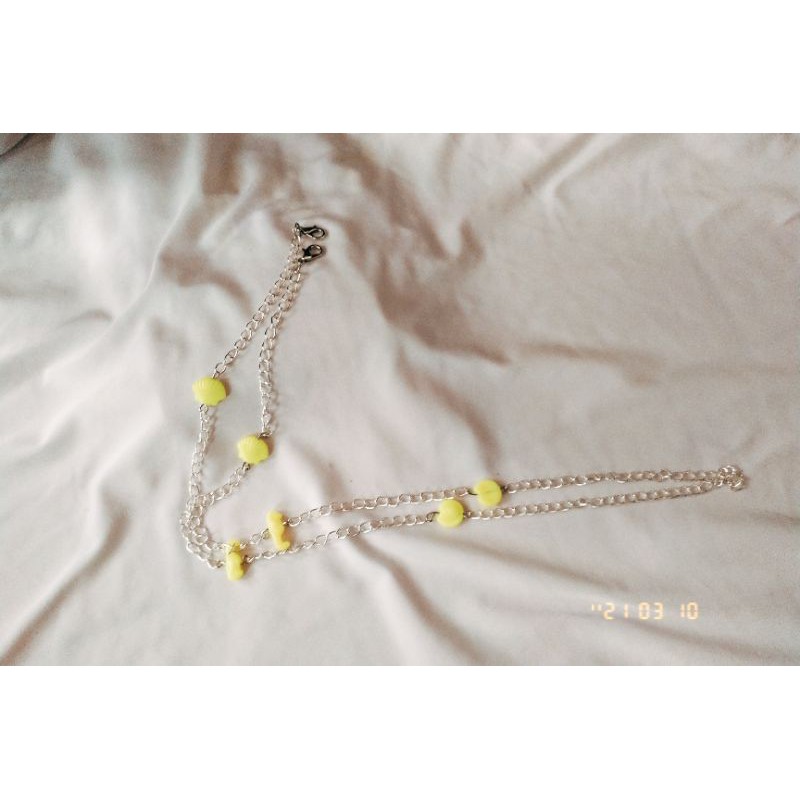 

Strap Masker Sea Animal Kuning Stabilo / ±70cm