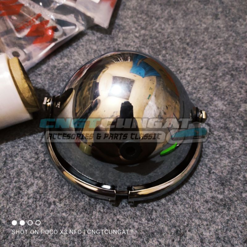 batok jute crom chrome krom batok pesek lampu pesek cb gl mp tiger vixion king