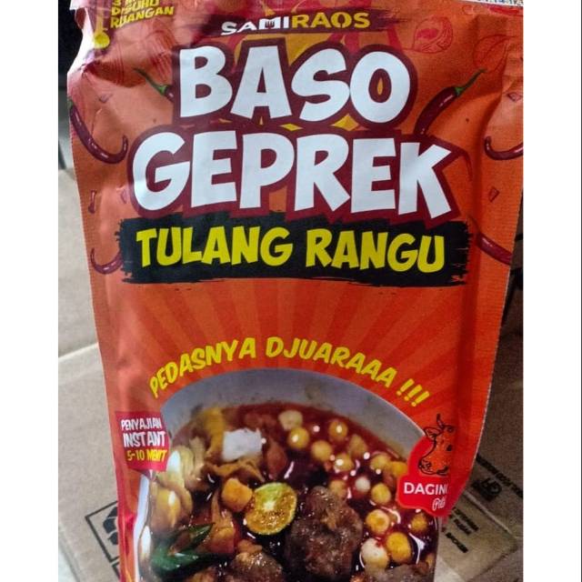 

BAKSO GEPREK TULANG RANGU!