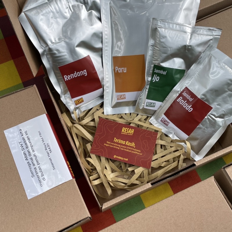 Jual Rendang Sachet Gift Kemasan Shopee Indonesia