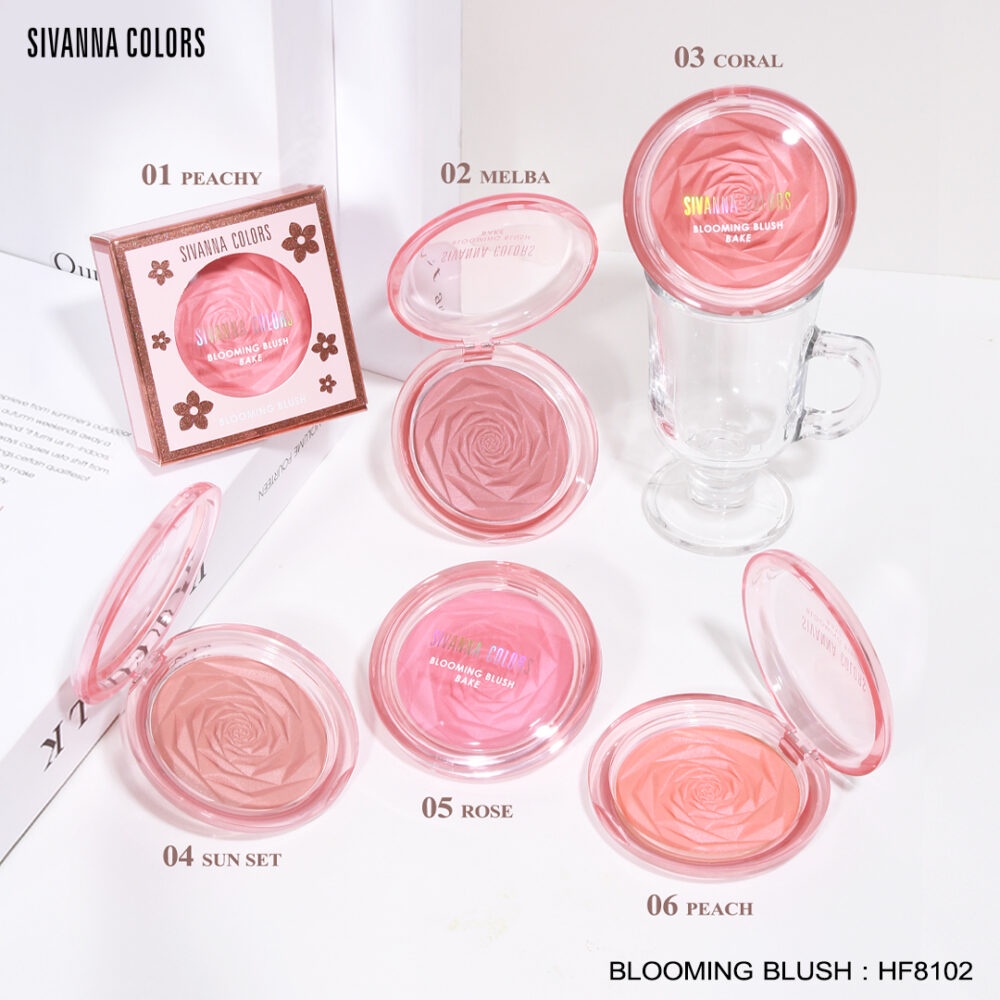 Sivanna Colors Blooming Blush Bake HF8102/Blush on/Kosmetik/Makeup/Kosmetik thailand