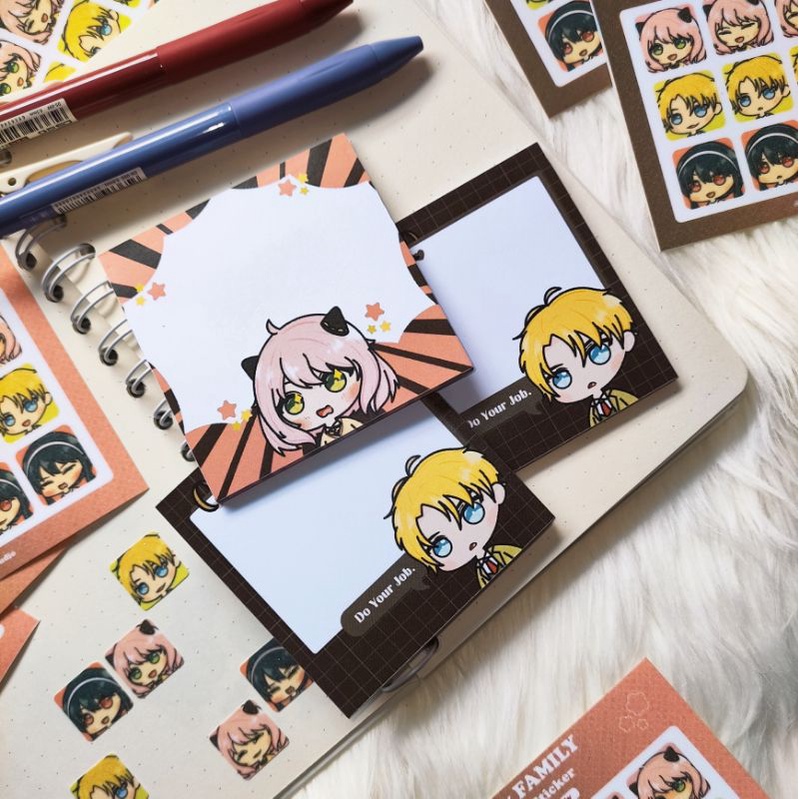 

SPY x Family | Memopad | by iShan.Studio