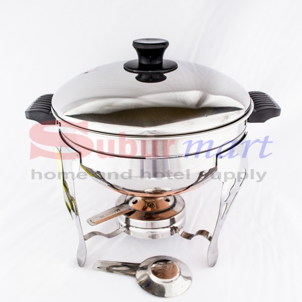 Pemanas Sop/ Prasmanan/ Siboli/ Deep soup bowl Maspion Stainless 24cm