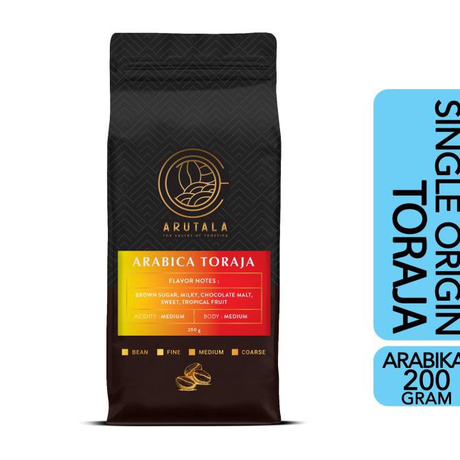 

Diskon ARUTALA Kopi Arabika Toraja Sapan 200 gram - Giling Halus Diskon