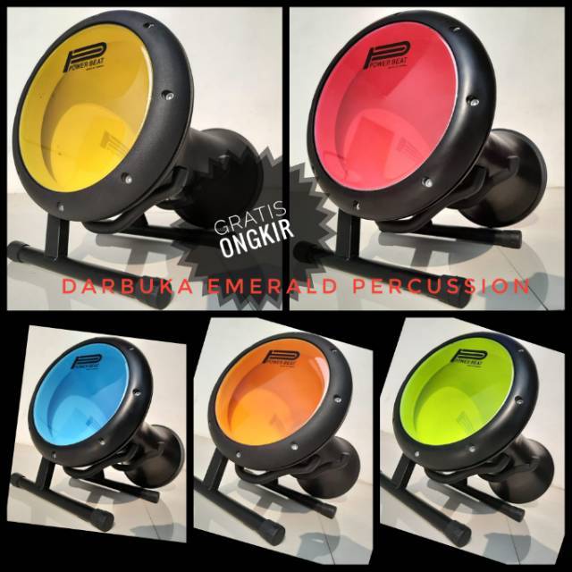 Gratis Ongkir Darbuka Murah Alumunium calti calte dumbuk Cor Putih Polos