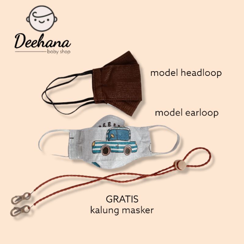 PAKET Masker BAYI,Masker Bayi,Masker Baby,Masker Bisa Dicuci,Masker Duckbill,Masker 3D,Masker Mouson