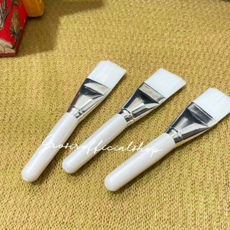 KUAS MASKER BADAN GG KAYU 14CM - Kuas masker Badan murah gagang kayu 14cm