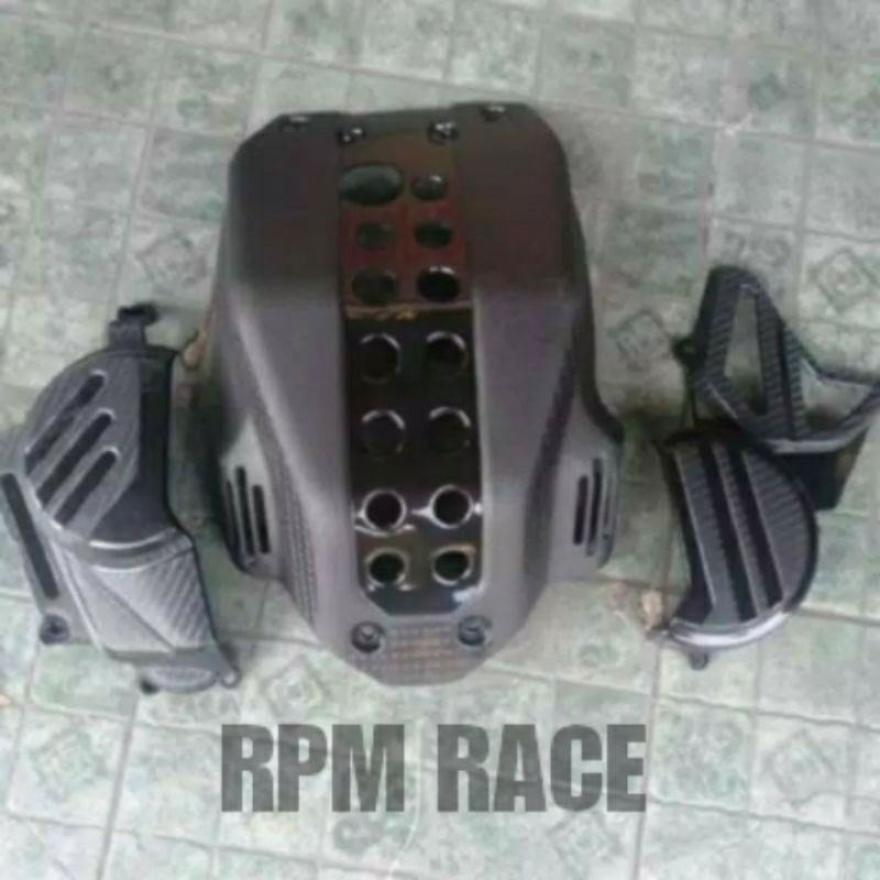 Tutup Cover Mesin Crf150L FullSet / Engine Guard Crf150L FullSet