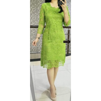 Dress span brokat Grizelle