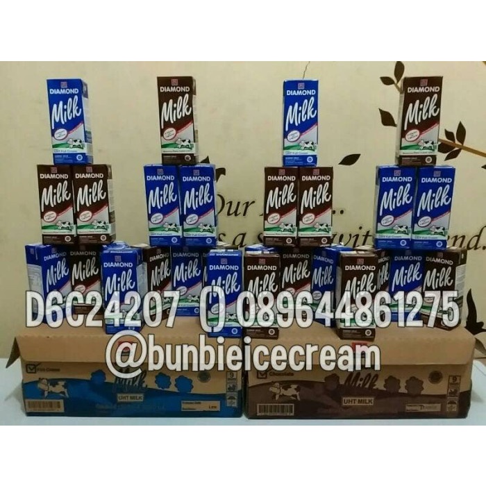 

b2011bb Susu Uht Diamond 200Ml - Stroberi Xa201As