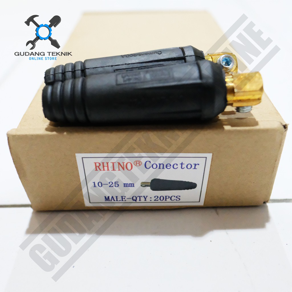 Kabel Konektor Mesin las Female - Male Conector Las Socket 10-25mm Connector LAS SOCKET TRAFO