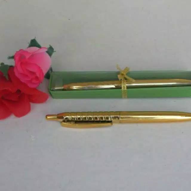 

Pulpen emas silver sudah Peking Bok mika