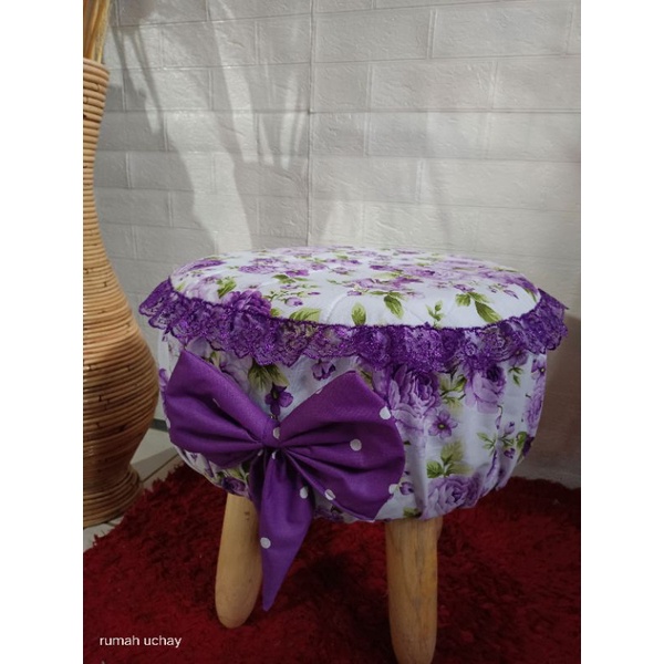 cover stool shabby