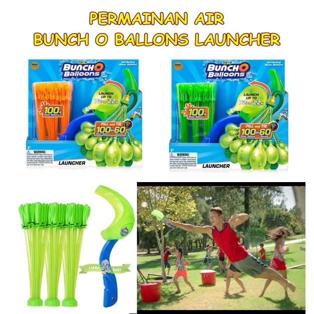 MAI580 PERMAINAN AIR ANAK ZURU BUNCH O BALLOONS LAUNCHER