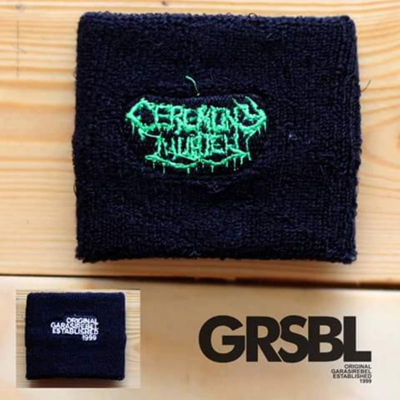 HANDBAND BAND METAL HANDBAND CEREMONY MURDER BY GARASI REBEL DISTRO GELANG TANGAN WRISTBAND ORIGINAL