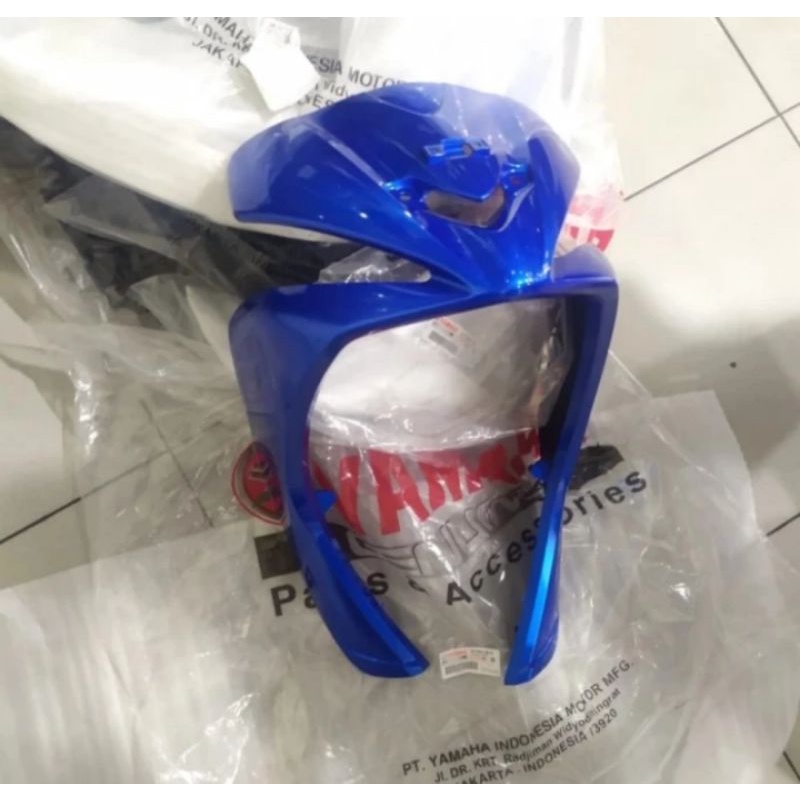 TAMENG TEBENG DEPAN VEGA FORCE FI BIRU ASLI PART ORIGINAL YAMAHA