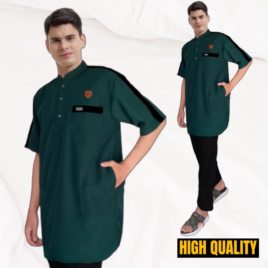 KOKO FARHAN/Baju koko pria muslim remaja dan dewasa premium termurah/gamis pakistan..