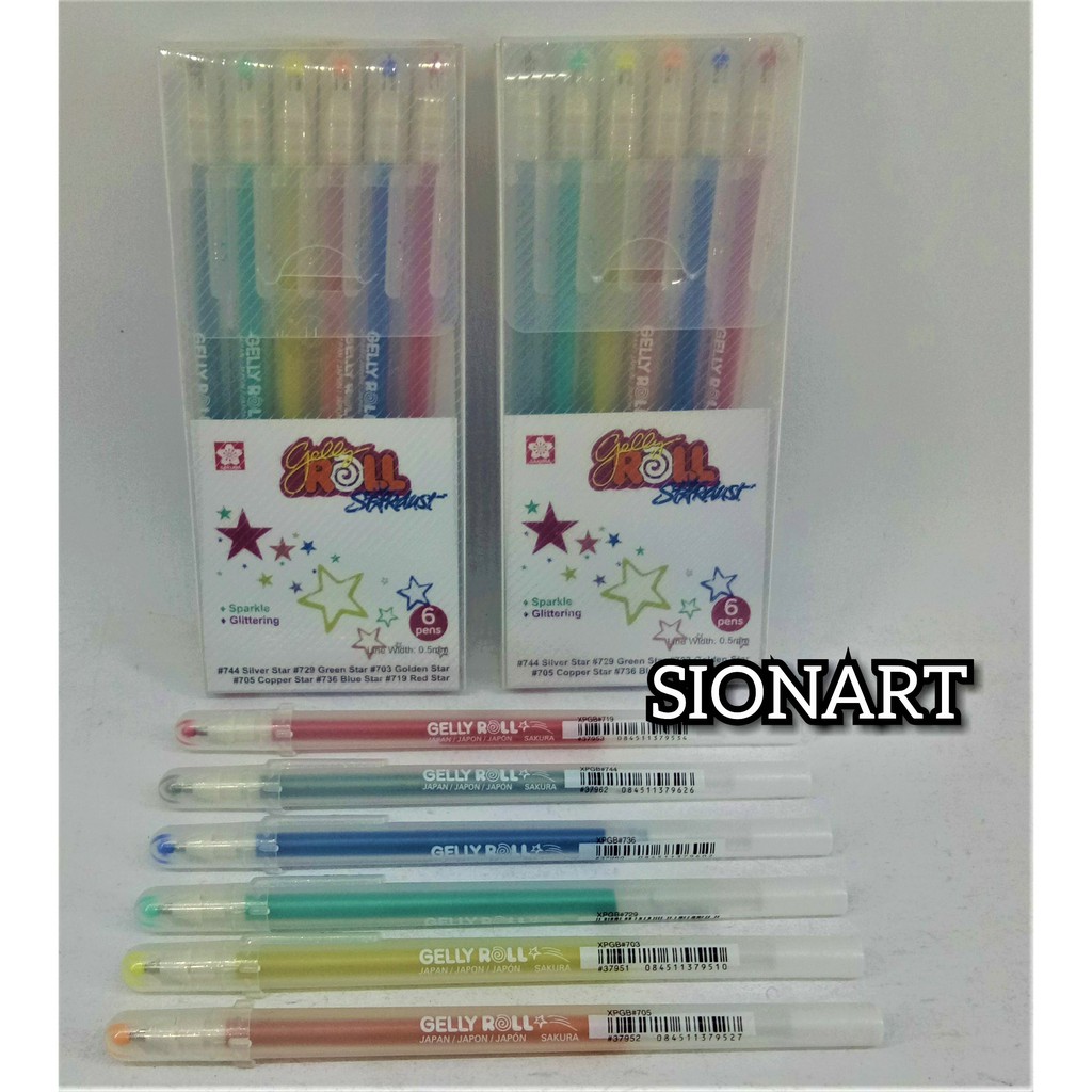 

Sakura Gelly Roll Pen Stardust - Set 6