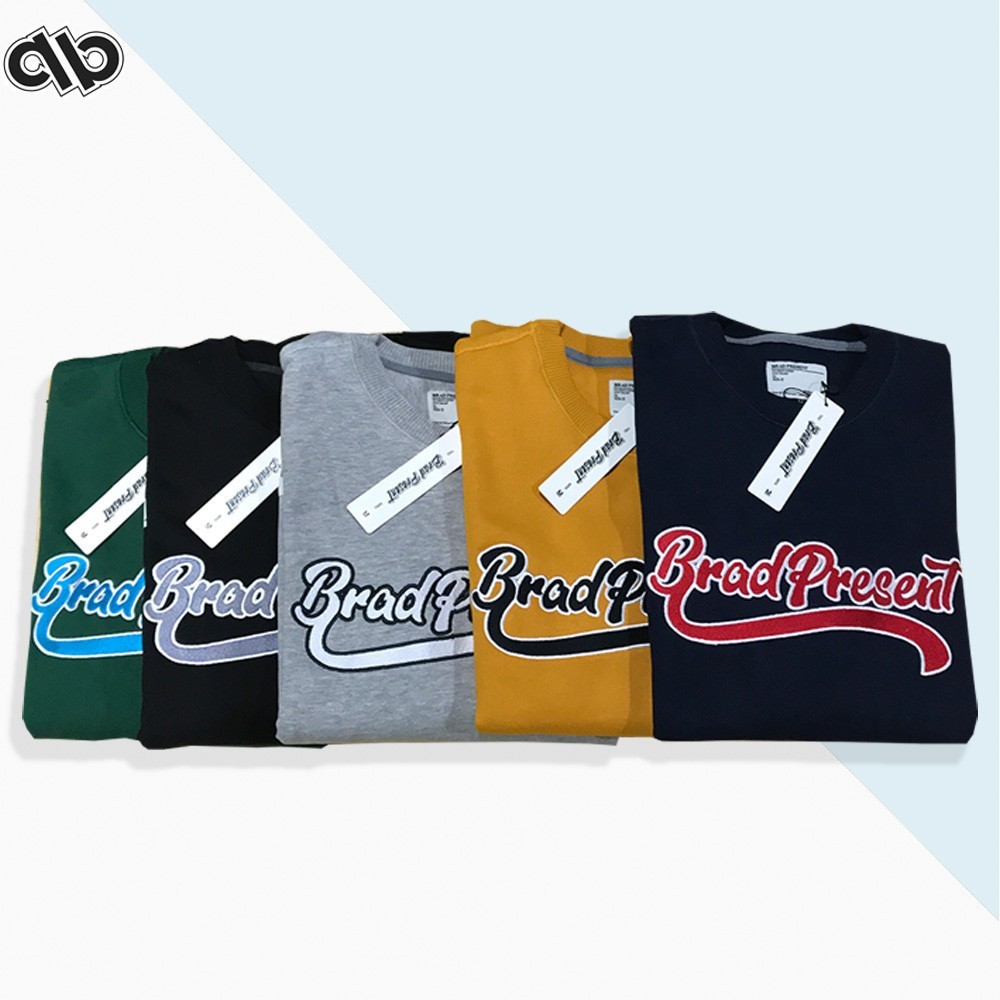 Jaket Sweater Crewneck BRAD GIGANT  – Edition Fashion Trendy Casual Pria Good Brand Quality Stylish