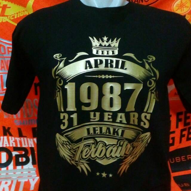 KAOS AYAH TERBAIK - APRIL 1987 LELAKI TERBAIK TERLARIS