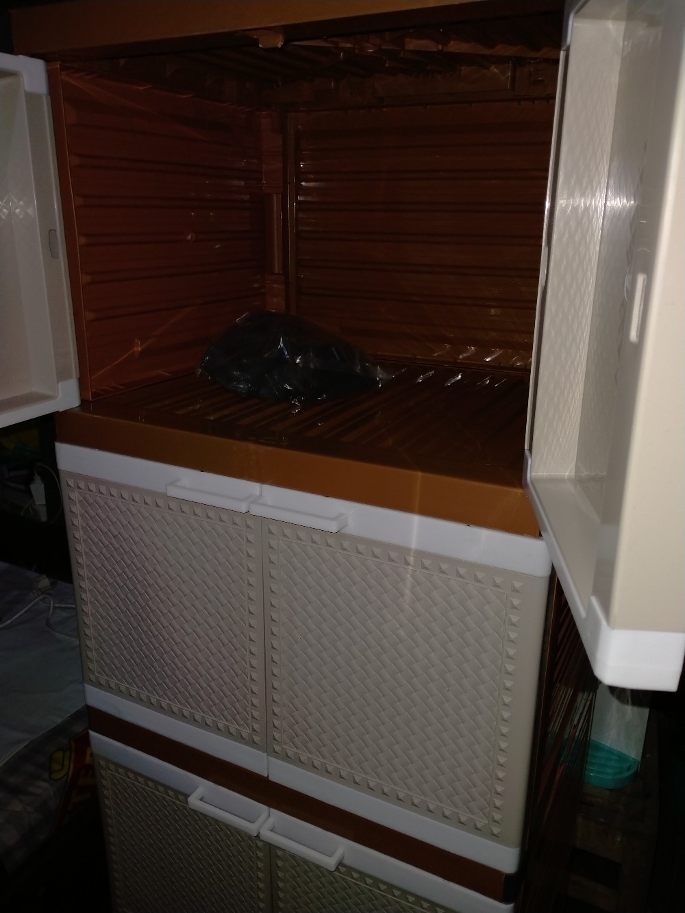 Lemari Plastik Merk Club Mini Susun 4 (khusus Semarang)