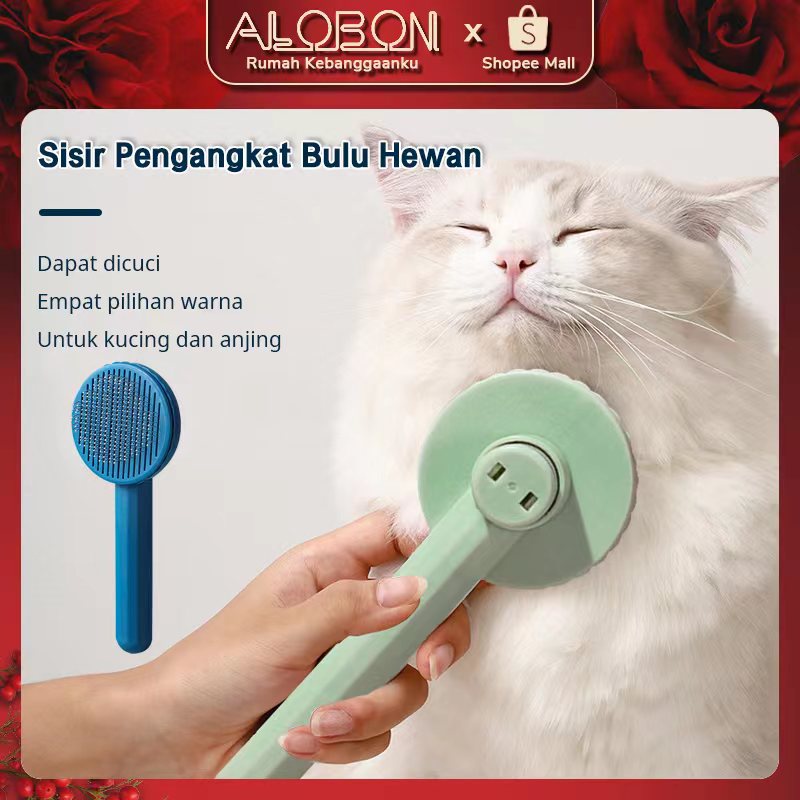 ALOBON Sisir grooming Kucing Anjing Import/Pet Grooming Brush Sisir Perawatan Peliharaan