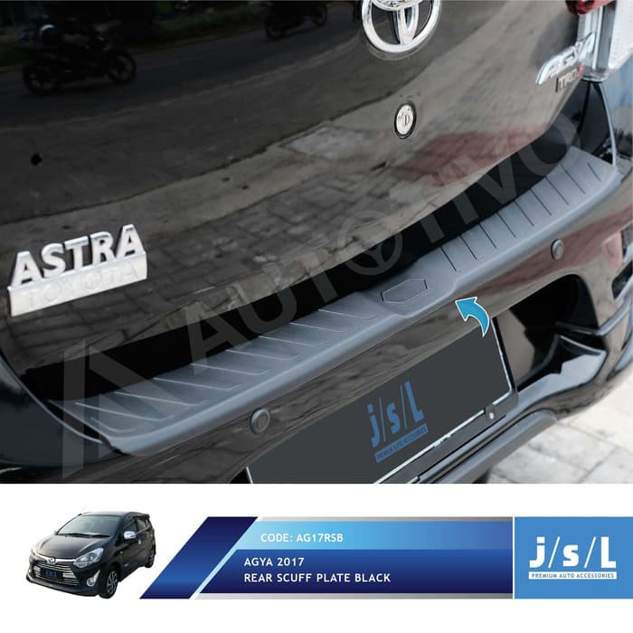 JSL Sillplate Belakang New Agya Ayla 2017 ke atas Side Door Sill Plate