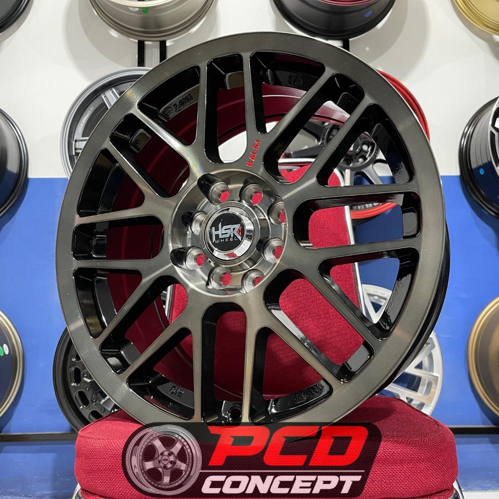 BEST SELLER VELG MOBIL RACING RING 16 WARNA BALCK OIL | VELG AVANZA 16