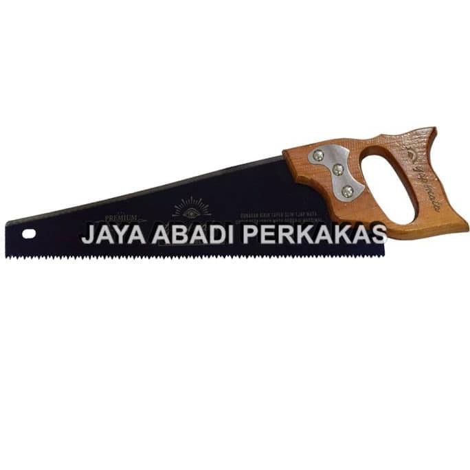 GERGAJI KAYU TJAP MATA / CAP MAT 18" GRATIS KIKIR
