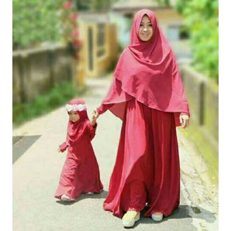 BAJU MUSLIM COUPLE IBU DAN ANAK PEREMPUAN
