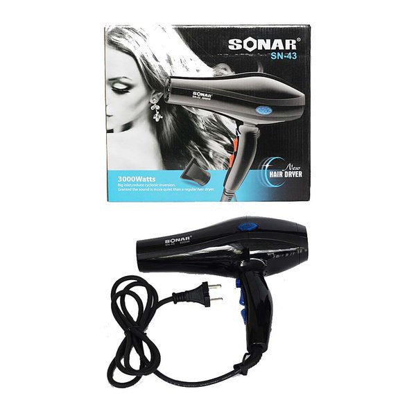 HAIRDRYER SONAR SN-43 , HAIR DRYER SALON , ANGIN KENCANG , ADA SUHU DINGIN