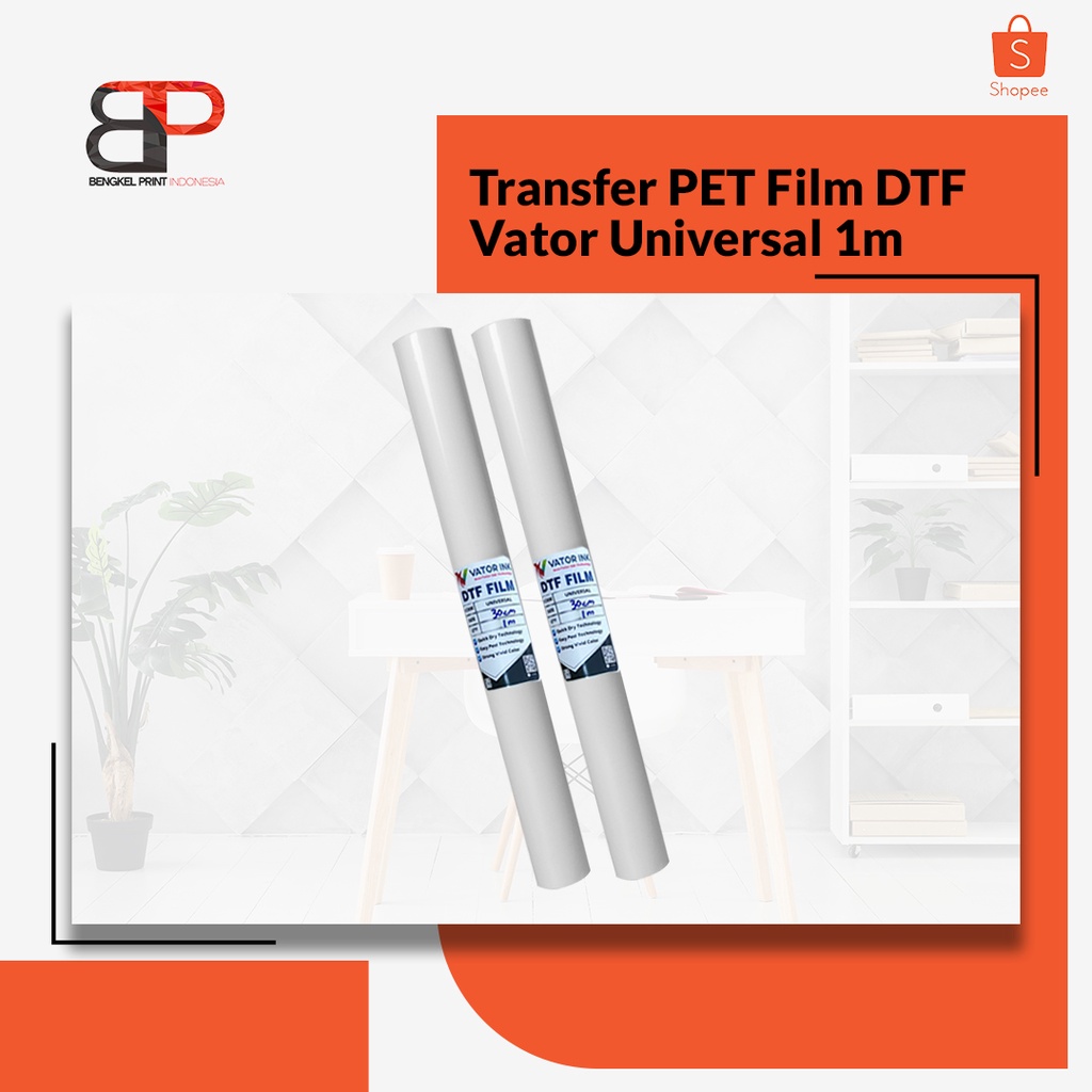 PET FILM DTF VATOR UNIVERSAL 30CM x 1M | METERAN