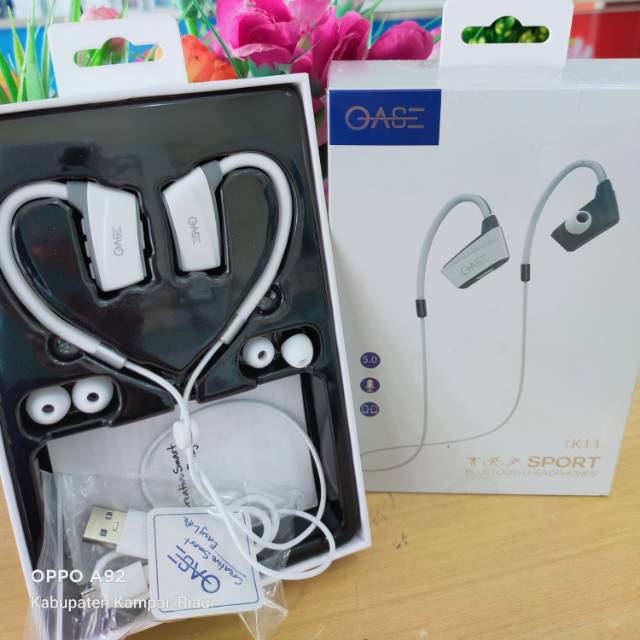 OASE OPPO Sport Bluetooth Earphones K11 | Shopee Indonesia