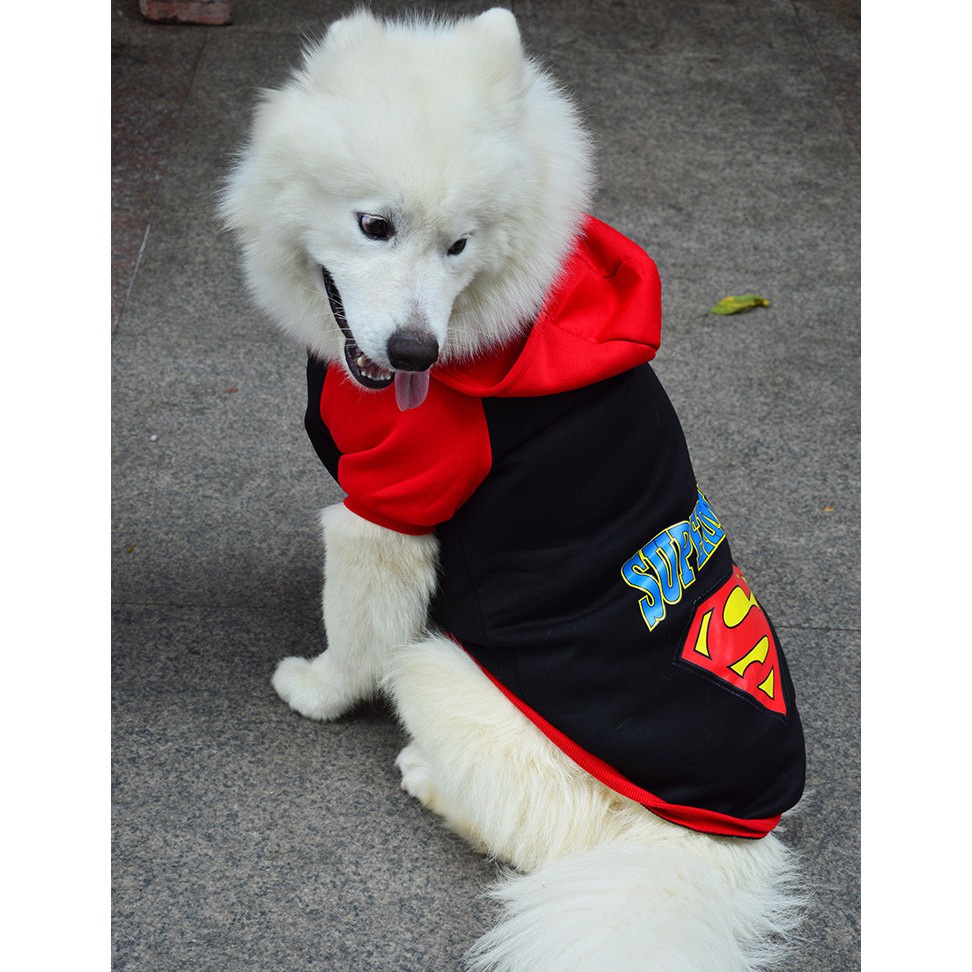 Pet Clothes T Shirt Hoodie Super Hero Keren Sampai Size 9XL Untuk Kucing Dan Anjing