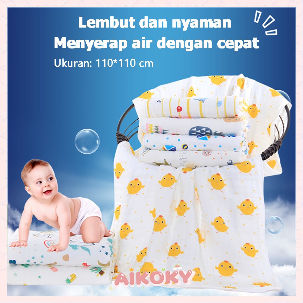 Aikoky Selimut bayi/bedong bayi instan/Kain bedong bayi lembut dan nyaman