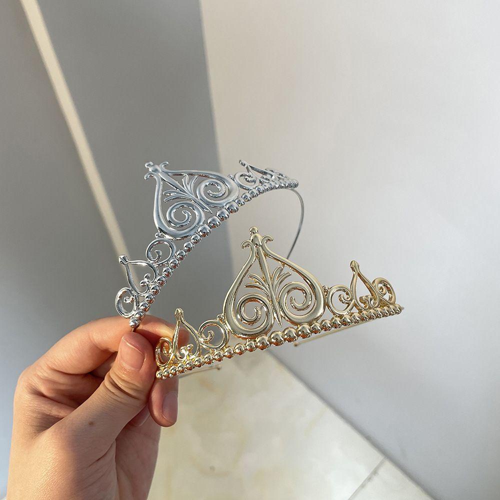 Agustina Women Hair Hoop Untuk Anak Hiasan Kepala Jantung Pernikahan Head Wrap Metal Baroque Hairbands