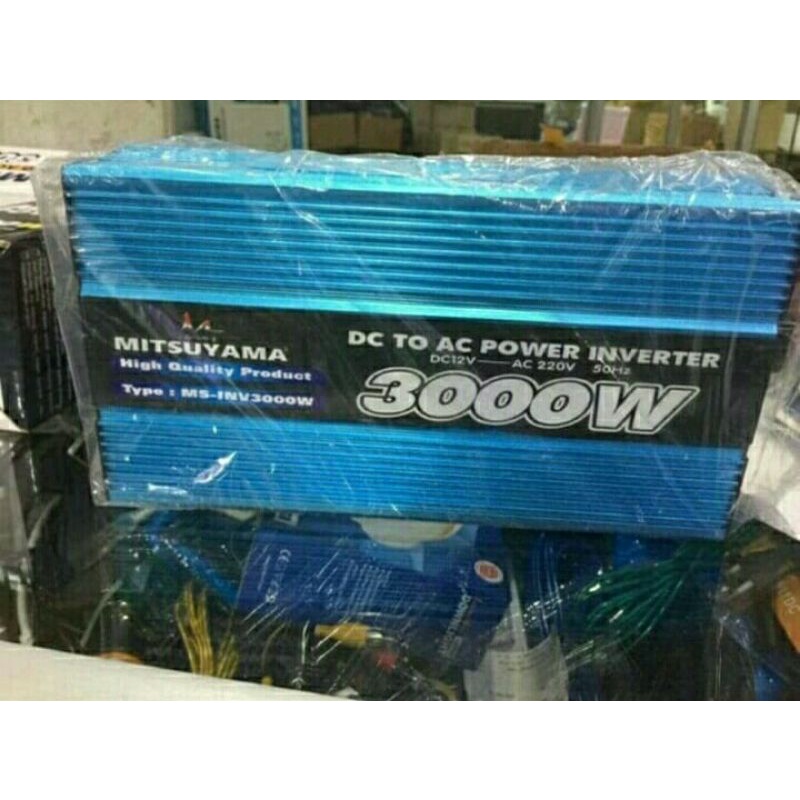 Cod Power Inverter Mitsuyama MS-3000 watt DC to AC Original