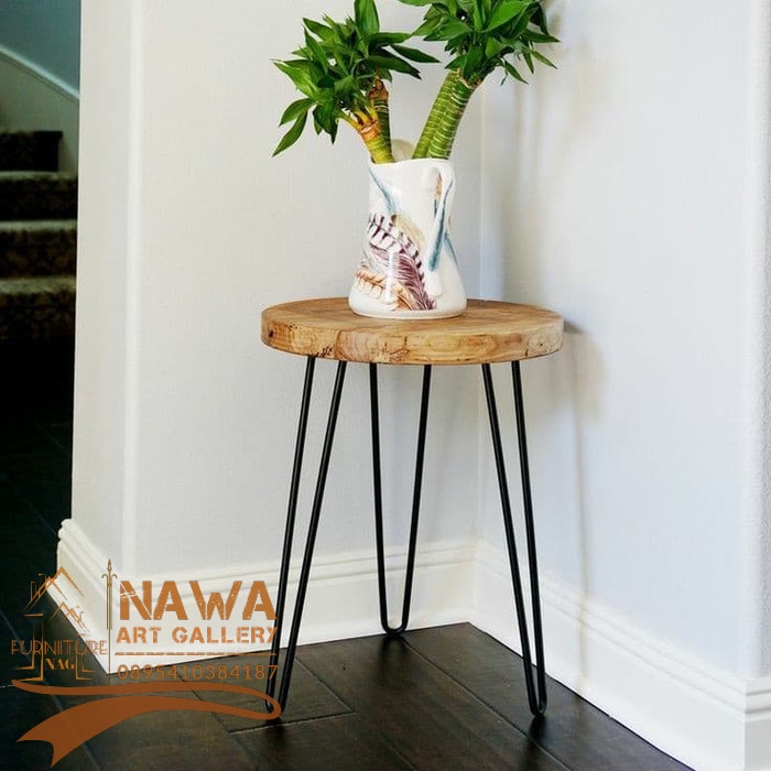 stool jati / stool bundar / stool unik