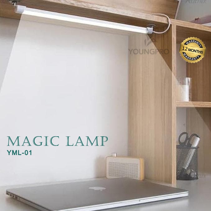 YOUNGPRO MAGIC LAMP LAMPU LED PANJANG PORTABLE EMERGENCY 26cm 37cm 52cm