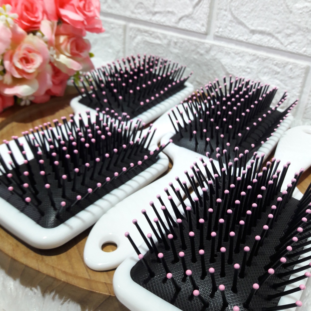 1474 / Sisir rambut wanita anti kusut premium / Model kotak karakter Unicorn