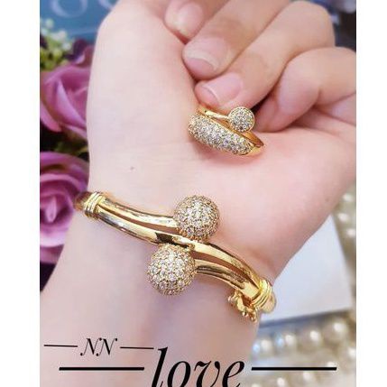 Xuping set gelang cincin 9374