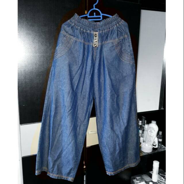 Preloved kulot jeans jumbo second big size