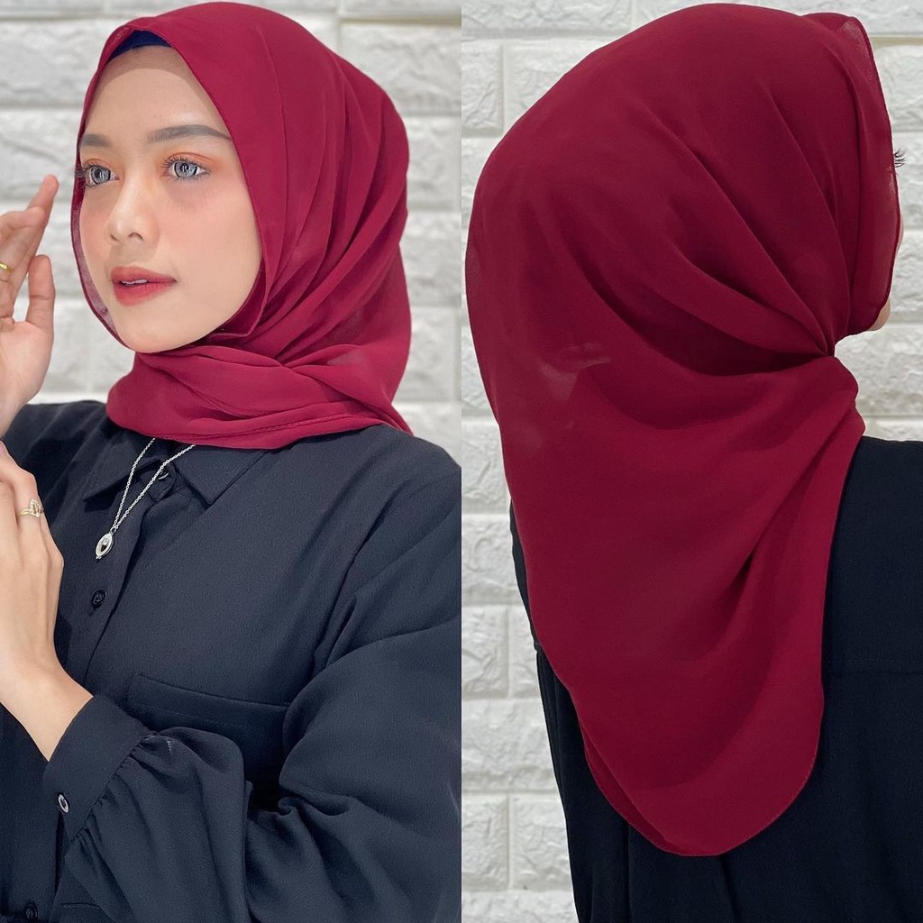 Pashmina OVAL Ceruty Babydoll Premium / Pashmina CURVE