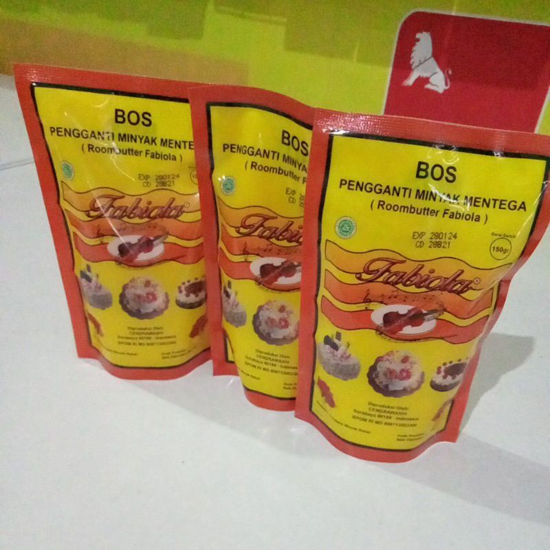 

ROOMBUTTER FABIOLA PENGGANTI MINYAK MENTEGA 150g-TASYA KITCHEN